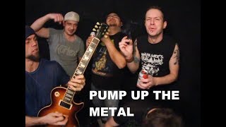 Pump Up The Metal Technotronics Cover By Andy Martin  Addison Bartholomew [upl. by Ancelin]