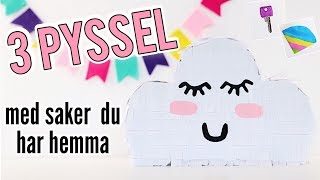 3 PYSSEL  med saker du har hemma [upl. by Josy]