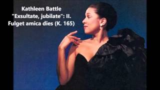 Kathleen Battle The complete quotExsultate jubilate K 165quot Mozart [upl. by Gnihc]