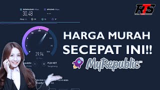 Test Kecepatan Internet MyRepublic  Review Jujur  Speedtest MyRepublic Cepet Banget [upl. by Gay]