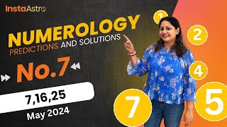 Numerology Predictions amp Solutions May 2024  Numerology Number 7  numerology number video [upl. by Emina245]