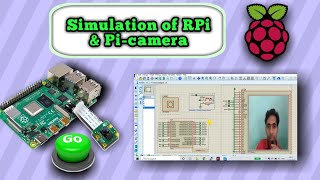 Simulation of Raspberry Pi with camera in Proteus [upl. by Ilojne355]