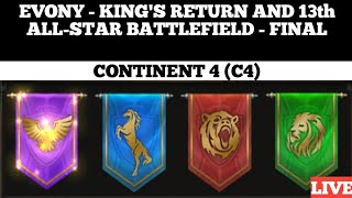 Evony  Kings Return dan 13th Allstar Battlefield  Final [upl. by Leynad]