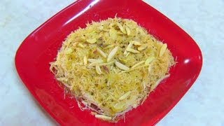 Sutarfeni Recipe Video  Shredded Vermicelli Indian Dessert [upl. by Cardon297]