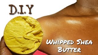 Whipped Shea Butter for GLOWING Skin  Onyx Goddess [upl. by Nuhsyar752]