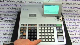 How To Process A Basic Sale On The Casio SES400  SES800  PCRT500  PCRT520 Cash Register [upl. by Elery]