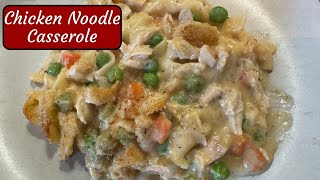 CHICKEN NOODLE CASSEROLE RECIPE  QUICK amp EASY DINNER [upl. by Berns]