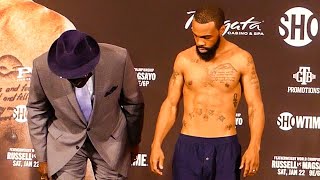 GARY RUSSELL JR MISSES WEIGHT at first attempt vs Mark Magsayo  PBC [upl. by Durrej]