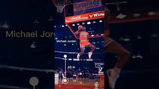 mj vertical jump is insane michaeljordan nba basketball free throw jump dunk 🏀💪⛹️🏀💪⛹️💥 [upl. by Onabru913]