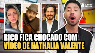 RICO FICA SEM REAÇÃO AO VER VÍDEO DE NATHALIA VALENTE NA FAZENDA 15  SelfieService [upl. by Ronald]