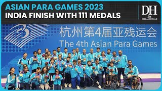 Asian Para Games  Indian para athletes create history with recordbreaking 111 medals [upl. by Akehsay]