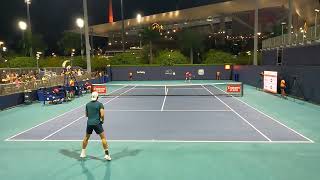 Virtanen vs Rodionov Miami Court Level View Highlights R1 Qualifying 4K 60fps 2024 [upl. by Naltiak382]