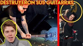 7 Guitarristas Que DESTROZARON Su Guitarra En El Escenario [upl. by Sidoma]