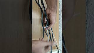 shorts Zip tie life hacks for wire zip tag ideas wire and cable dressing electrical wiring hacks [upl. by Erehpotsirhc697]