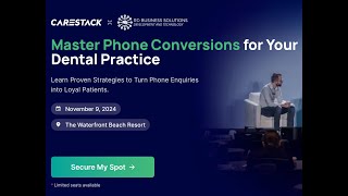 Master Phone Conversations amp Grow Your Dental Practice [upl. by Adorl]