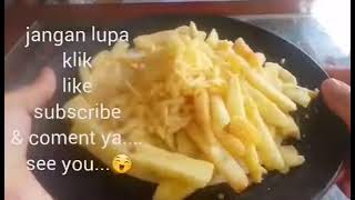 Cara Buat kentang goreng renyah ala KFC kfc kentang gorengankekinian [upl. by Accber675]