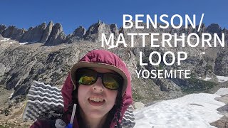 Benson Lake  Matterhorn Canyon Loop  Backpacking Yosemite and Hoover Wilderness [upl. by Burger]