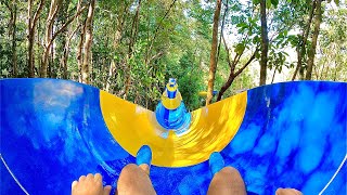 Worlds Longest Waterslide at Escape Theme Park in Malaysia 11km [upl. by Suez]