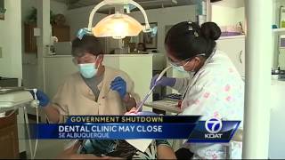 Free dental clinic in Albuerque impacted by shutdown [upl. by Carberry]