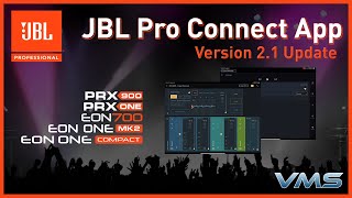 JBL Pro Connect App  Version 21 Update [upl. by Anaerol]