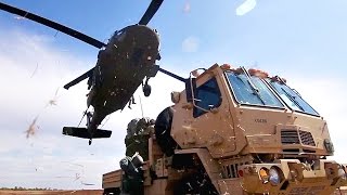 Black Hawk Helicopter Sling Load Operations Leave No Room For Error [upl. by Ddene]