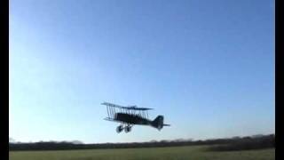 14 Scale RC SE5a  Croydon Airport [upl. by Akapol508]