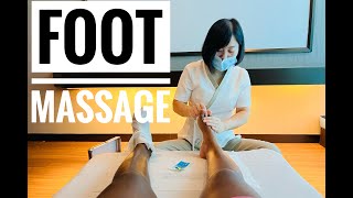 ASMR Relaxing CHINESE FOOT MASSAGE [upl. by Jean229]