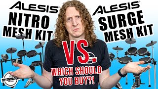 Alesis Nitro Mesh vs Alesis Surge Mesh is it worth the upgrade [upl. by Blakely585]