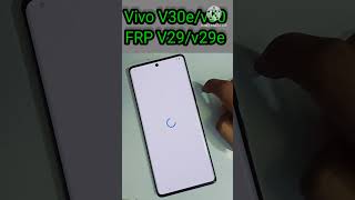 VIVO V30e 5G FRP bypass Android 14  without pc  100 working V30 frp Bypass [upl. by Verne]