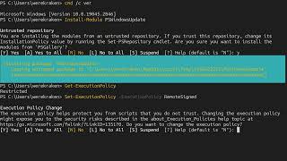 Installing the PSWindowsUpdate PowerShell Module on Windows 10 Vagrant Develo Env Made Easy [upl. by Ardyaf]