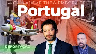 Portugal é dominado por imigrantes ilegais de varios países André ventura quer mudar historia [upl. by Kalie]