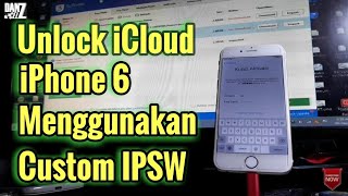 UNLOCk ICLOUD IPHONE 6 ios 1033 WITH CUSTOM IPSW [upl. by Ttehc]