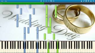 Mendelssohn  Wedding March  Synthesia Piano Solo Tutorial [upl. by Felice]