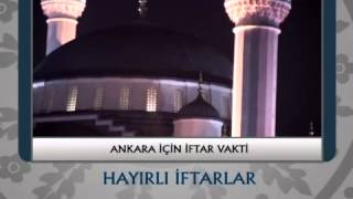 Mehmet Atıcı Ankara için iftar vakti Akşam EZANİ 18062015 [upl. by Nylatsirhc760]