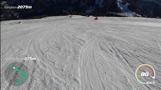 Kronplatz  Furcia slope by DJI osmo action 4 [upl. by Sanez]