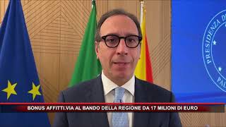 BONUS AFFITTI VIA AL BANDO DELLA REGIONE DA 17 MILIONI DI EURO [upl. by Wang67]