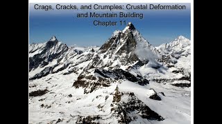 Geology 202 Lecture 4A Chapter 11 Crustal Deformation amp Orogeny [upl. by Ahsiekin681]