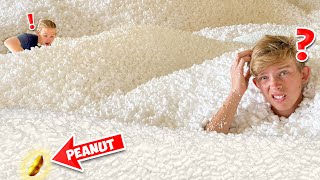 Find the REAL Peanut in 1000000 Packing Peanuts CHALLENGE [upl. by Allecsirp153]