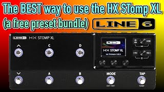 Combining Snapshot and Stompswitch Modes on the HX Stomp XL Free Presets [upl. by Nahtnanhoj]