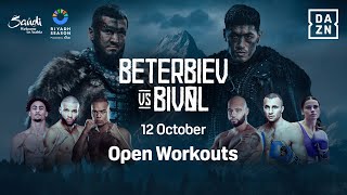 RIYADH SEASON ARTUR BETERBIEV VS DMITRY BIVOL OPEN WORKOUTS LIVESTREAM [upl. by Yhtur904]