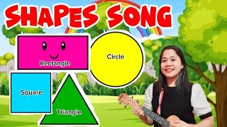 SHAPES SONGSquare and CircleMathSongRhymes for KidsKids SongKinder Grade1TrAlpha [upl. by Aramanta467]