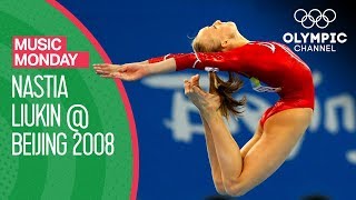 Nastia Liukins Beijing 2008 Floor Routine to Variations on Dark Eyes  Music Monday [upl. by Leola]