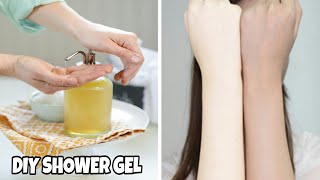 DIY SHOWER GELFULL BODY WHITENING AND GLOWING SHOWER GELHOMEMADE SHOWER GEL [upl. by Grodin]