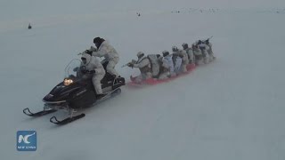 Chechen special forces in Arctic drills [upl. by Nirehs424]