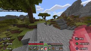 MINECRAFT SOLO SURVIVAL ON PS5 Pt1 Looting an Iron Mountain [upl. by Aggarwal]