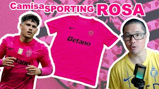 Camisa Rosa Sporting Portugal [upl. by Adnalra806]