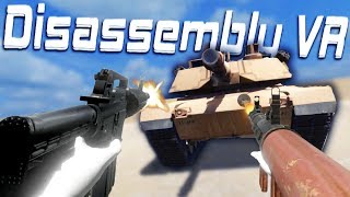 Ripping Apart An Entire Tank  Crashing Helicopters Demolishing Towers and More  Disassembly VR [upl. by Vastha509]