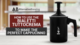 How to Use the Bialetti Tuttocrema Milk Frother [upl. by Ailime761]