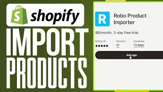 Shopify Tutorial How to Import Products from Different Websites to Your Store For Free [upl. by Mitzie]