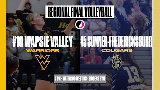 Wapsie Valley vs SumnerFredericksburg  IGHSAU Class 2A Region 6 Volleyball Final [upl. by Wendye708]